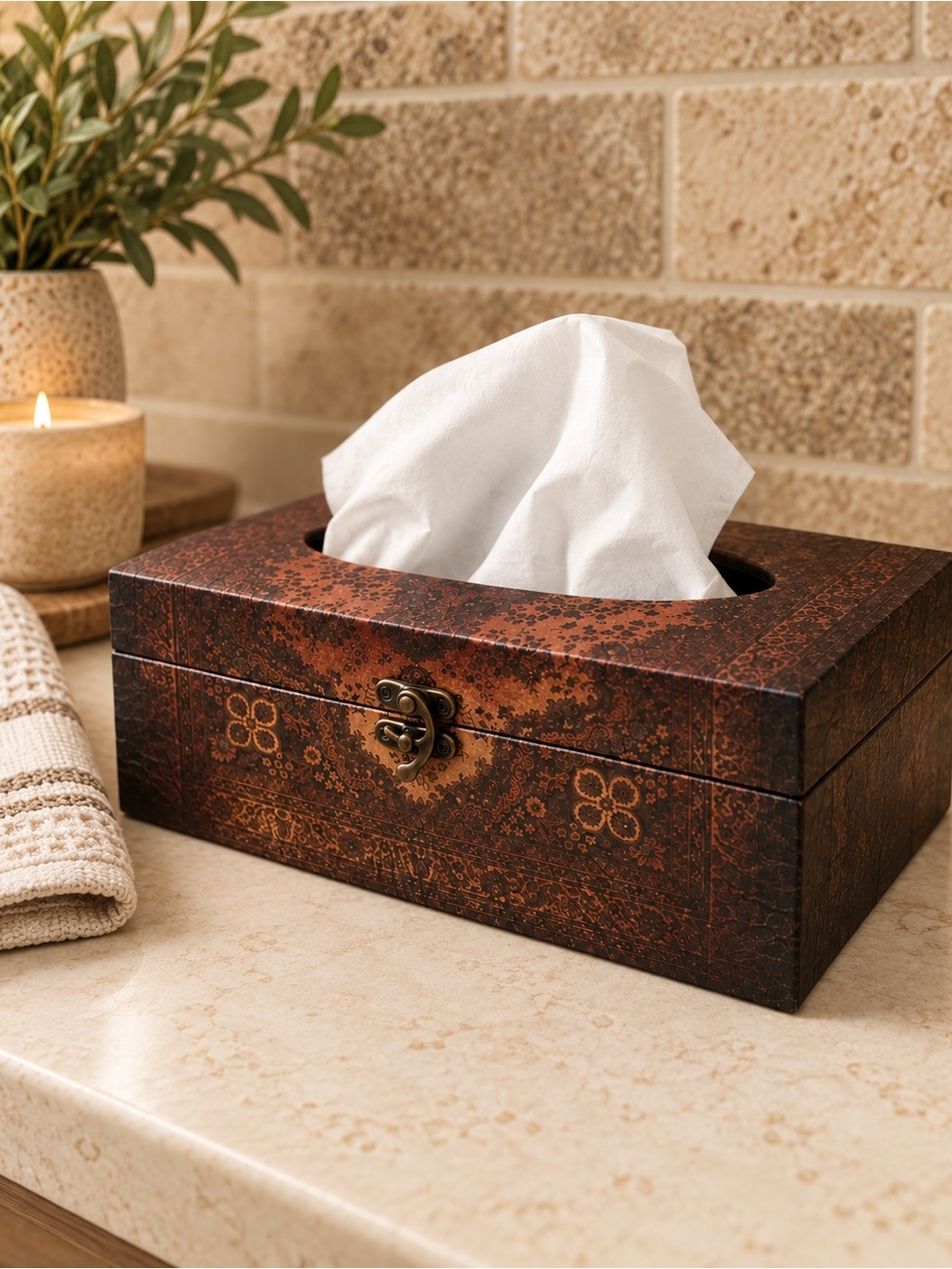 Olde-Worlde Tissue Box - Picture 4 of 16